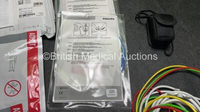 Mixed Lot Including 5 x Physio Control Pacing / Defibrillation ECG Electrodes *All out of Date* 3 x Philips M5073A Adult Training Pads, 1 x Philips 3 Lead ECG Lead - 4