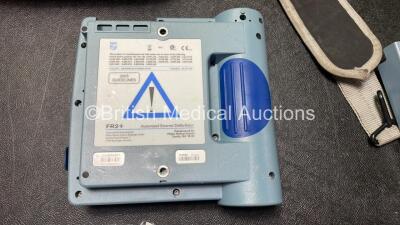 2 x Philips Heartstart FR2+ Defibrillators with 2 x Philips M3863A Batteries *Install Dates 11-2020, 01-2023* 2 x Skintact Electrodes in Carry Bags (Both Power Up and Pass Self Tests) *SN 1207267080, 1110990907* - 3
