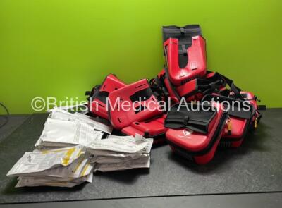 Mixed Lot Including 3 x Philips MRx Defibrillator Carry Bags and 15 x Skintact Electrodes and 4 x Philips Electrodes