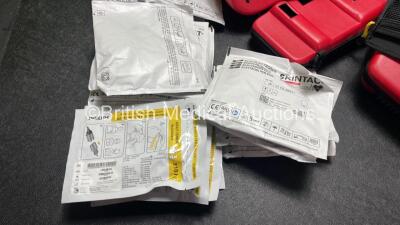 Mixed Lot Including 3 x Philips MRx Defibrillator Carry Bags and 15 x Skintact Electrodes and 4 x Philips Electrodes - 3