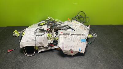 Job Lot of Zoll Infant and Child Defibrillator Electrodes and Zoll 9500-0810 3 Lead ECG Leads