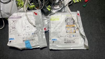 Job Lot of Zoll Infant and Child Defibrillator Electrodes and Zoll 9500-0810 3 Lead ECG Leads - 2