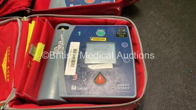 2 x Laerdal Heartstart FR2+ Defibrillators with 2 x Philips M3863A Batteries *Install Dates 10-2021, 02-2022* 2 x Skintact Electrodes in Carry Bags (Both Power Up and Pass Self Tests) *SN 0207225980, 0207223925* - 2