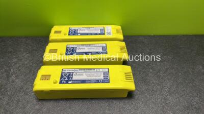 3 x Cardiac Science Powerheart AED G3 Defibrillator with 3 x Batteries (All Power Up, 1 with Faulty Display- See Photo) - 5