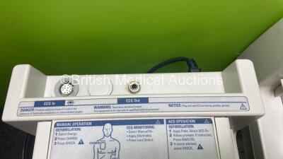 4 x Philips Heartstart XL Defibrillators Including ECG and Printer Options with 4 x Paddle Leads, 4 x Philips M3725A Test Loads and 4 x 3 Lead ECG Leads (All Power Up) *SN US00459432, US005785732, US00578467, US00124453* - 3