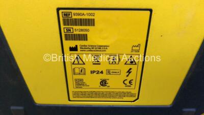 4 x Cardiac Science Powerheart AED G3 Defibrillators (All Power Up with Stock Battery, Batteries Not Included, 1 x Requires Service) - 5