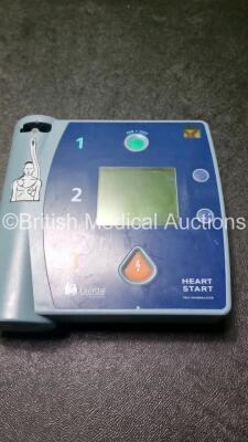 Job Lot Including 1 x Laerdal Heartstart FR2 Defibrillator (Powers Up and Passes Self Test) 1 x Laerdal Heartstart FR2+ Defibrillator (Powers Up and Failed Self Test) and 2 x Philips M3863A Batteries *Install Before 07-2019 / 10-2024* - 4