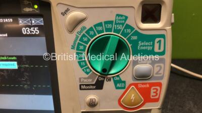 Philips Heartstart MRx Defibrillator Including Pacer, ECG and Printer Options (Powers Up with Stock Battery, Batteries Not Included, Service Required) *SN US00315406* - 4