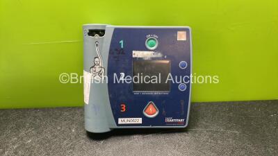 Philips Heartstart FR2 Defibrillator (Powers Up with Stock Battery, Battery Not Included, Passses Self Test, Damage to Screen - See Photos)