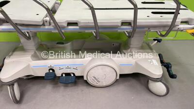 Stryker Big Wheel Patient Trolley (Hydraulics Tested Working) - 4