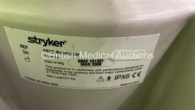 Stryker Big Wheel Patient Trolley (Hydraulics Tested Working) - 5