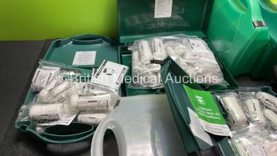 Mixed Lot Including 6 x First Aid Boxes (3 Including Bandages) 1 x Hi Vis Rucksack and 7 x Small Carry Bags - 2