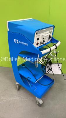 Valleylab ForceTriad Electrosurgical / Diathermy Unit on Stand Version 3.60 *Mfd 2015* with Dome Footswitch (Powers Up) *S/N T5D45795EX* - 3