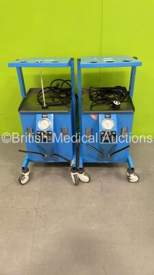 2 x Valleylab Suction Trolleys