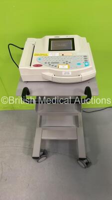 GE MAC 1200ST ECG Machine on Stand (Powers Up)