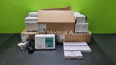 Mixed Lot Including 70 x Boxes of 96 x Cardinal Health / Covidien Tympanic Genius Probe Covers Ref 303030, 15 x Boxes of 20 x Filac Probe Covers and 1 x St Jude Medical Merlin@home Transmitter *SN 1001656960*