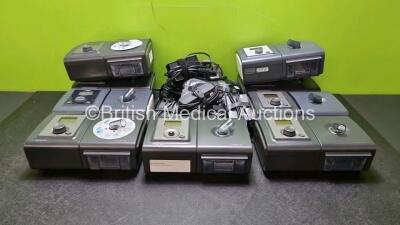 Job Lot Including 4 x Philips Remstar Pro C-Flex, 4 x Philips Bipap Auto Bi-Flex and 1 x Philips Bipap S / T System One Humidifier with 9 x Power Supplies