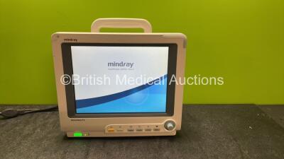 Mindray Beneview T5 Patient Monitor Software Version V5.0 (Powers Up) *Mfd-2016*