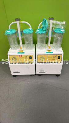 2 x SAM 35 Suction Units with 5 x Suctions Cups (Both Power Up)