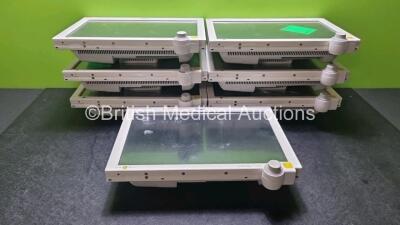 14 x Drager Infinity C500 Patient Monitors (Untested Due to Power Supply, All with Damage to Casing and Screens) *7 In Photo, 14 in Total, In Cage*