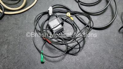 Job Lot Including 1 x Zoll M Series Biphasic 200 Joules Max Defibrillator Including ECG and Printer Options with 1 x SpO2 Finger Sensor Connector and 1 x Zoll E-Series Defibrillator with ECG, SpO2, NICP and CO2 Options, 1 x Zoll 3 Lead ECG Lead, 1 x 5 Le - 7