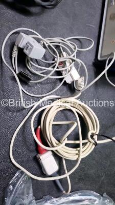 Job Lot Including 1 x Zoll M Series Biphasic 200 Joules Max Defibrillator Including ECG and Printer Options with 1 x SpO2 Finger Sensor Connector and 1 x Zoll E-Series Defibrillator with ECG, SpO2, NICP and CO2 Options, 1 x Zoll 3 Lead ECG Lead, 1 x 5 Le - 9