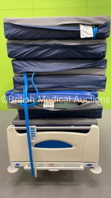 Huntleigh Contoura Electric Hospital Bed with 9 x Hospital Bed Mattresses - 3