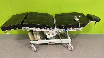 Seward Opmaster Electric Minor Ops Table with Cushions (Unable to Power Test Due to No Power Supply)