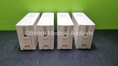 4 x APC Back-UPS CS 350 Units *SN