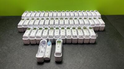 Large Quantity of Welch Allyn Braun ThermoScan PRO 6000 Ear Thermometers with Base Units