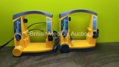 2 x Laerdal LSU Suction Units (Both Power Up with Missing Cups) *SN 78161861681, 78151861574*