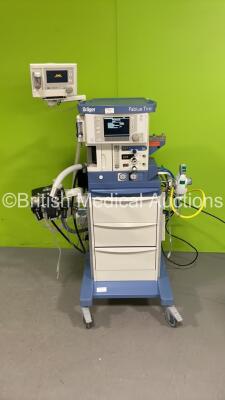 Drager Fabius Tiro Anaesthesia Machine Software Version 3.37a - Total Run Hours 1746 - Total Vent Hours 3 with Drager Vamos Plus Software 03.01 Hoses (Powers up) *ASAH0064*