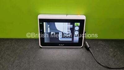 Ambu aView Ref - 405002000 Monitor *Version - 2.02* with Power Supply (Powers Up with Stock Power Supply Stock Power Not Included Damage to Casing and Broken Screen - See Photos) *SN AM19300549*