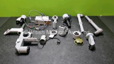 Job Lot of Karl Zeiss Benchtop Microscope Attachments and Parts