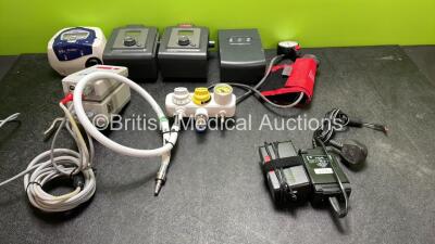 Mixed Lot Including 1 x Labor Technik Barkey tcs Blutwarmer (Powers Up) 1 x ResMed AutoSet Spirit II CPAP Unit, 2 x Philips Respironics REMstar Auto A Flex CPAP Units, 1 x 1 x Philips Respironics REMstar Auto A FLex CPAP Unit, 1 x Therapy Equipment LTD Th