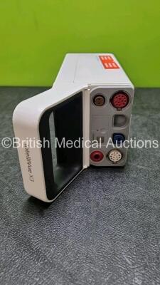 Philips IntelliVue X3 Handheld Patient Monitor Ref 867030 with Temp,Press2,SpO2,NBP and ECG/Resp Options (Powers Up When Connected To Monitor, Monitor Not Included Damage to Casing - See Photos) *SN DE61147270* - 2