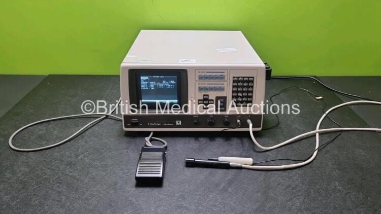 Nidek Echoscan US-3000 Ultrasound Machine with 1 x Transducer and 1 x Footswitch