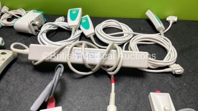 Mixed Lot Including 2 x B Braun Infusomat AC Power Supplies, 3 x B Braun Space PCA Controllers, 1 x Siemens SSC819 Switch, 2 x Philips REF 989803144241 Monitoring Cablesand 1 x Philips 6274 Controllers - 3