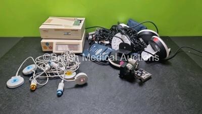 Mixed Lot Including 1 x Sonicaid Team Duo Fetal Monitor 2ith 3 x Transducers, 3 x BP Cuffs with 5 x Gauges