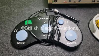 Job Lot Including 1 x Smith & Nephew Dyonics Power Ref 7205841 Control Unit with Footswitch (Unable to Power Test Due to Broken Power Switch) and 1 x Mitek VAPR3 Electrosurgical Unit with 1 x Footswitch (Powers Up) - 3