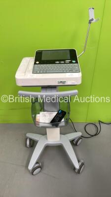 Mindray BeneHeart R12 ECG Machine on Stand *Mfd 2015* (Powers Up) *59003079*