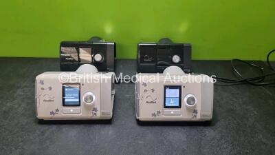 Job Lot Including 2 x ResMed Airsense 10 Autoset For Her CPAP Units (1 x Missing Humidifier Chamber) 1 x ResMed Airsense 10 Autoset CPAP Unit (Missing Humidifier Chamber) and 1 x ResMed Airsense 10 Elite CPAP Unit (Missing Humidifier Chamber, All Units P