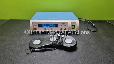 Job Lot Including 1 x Smith & Nephew Dyonics Power Ref 7205841 Control Unit with Footswitch (Powers Up)