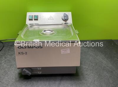 Olympus KS-2 Ultrasonic Cleaner (Powers Up) *SN 04134*