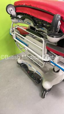 2 x Stryker Hydraulic Patient Trolleys with 2 x Mattresses (Hydraulics Tested Working) - 4