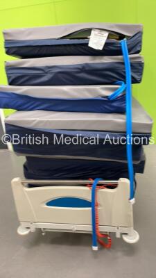 Huntleigh Contoura Electric Hospital Bed with 9 x Hospital Bed Mattresses - 2