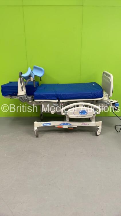 Hill-Rom Affinity 4 Electric Birthing Bed with Mattress and Controller (Powers Up)