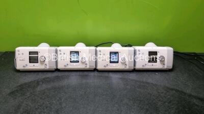 4 x ResMed Airsense 10 Autoset For Her CPAP (All Power Up with Stock Power Stock Power Not Included 1 x with Missing Humidifier Chamber) *SN 22161351361 / 22151973208 / 22171205571 / 22171205569*