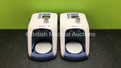 2 x Fisher and Paykel Airvo 2 Humidifiers (Both Power Up with Blank Screen) *SN 140519003877 / 140519003880*