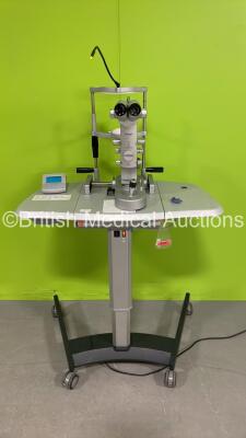 Ellex Tango SLT/YAG Laser Versions C04 D07 M07 and P03 on Motorized Table (Powers Up with Error Code 1600 Displayed - Donor Key Used - Key Not Included) *S/N TG1711*